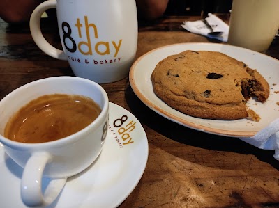 Interior of 8th Day Cafe